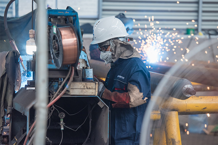 叶城网架焊接车间